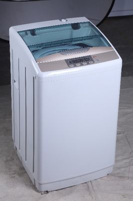 China Compact High Efficiency Top Load Washing Machine Plastic Body Gray Color For Family Use supplier