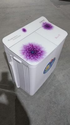China Plastic Semi Automatic 8.5kg Home Washing Machine With Glass Lid 775 * 448 * 922 supplier