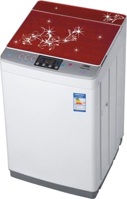 China Red 8kg Top Loading Fully Automatic Washing Machine With Pump And Copper Motor Optional supplier