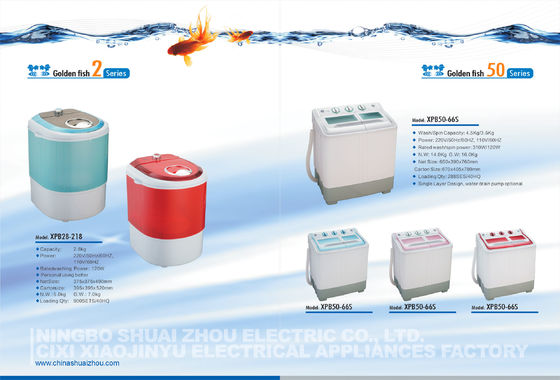 China Protable Mini Single Tub Home Washing Machine For Singlebaby With Colorful Lid And Body supplier